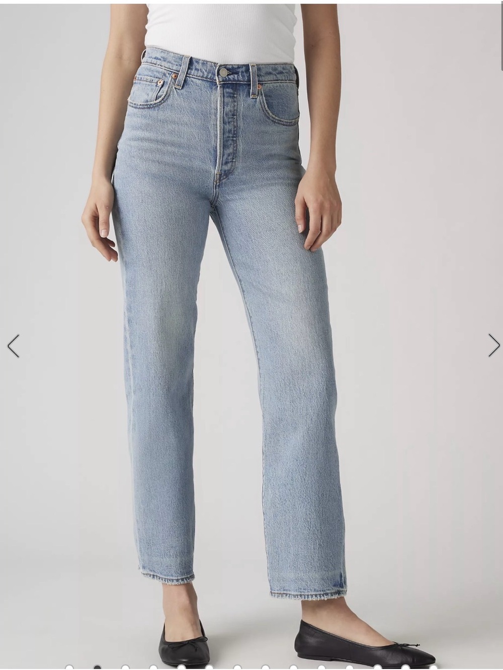 Levi's Ribcage Ankle Straight Jeans